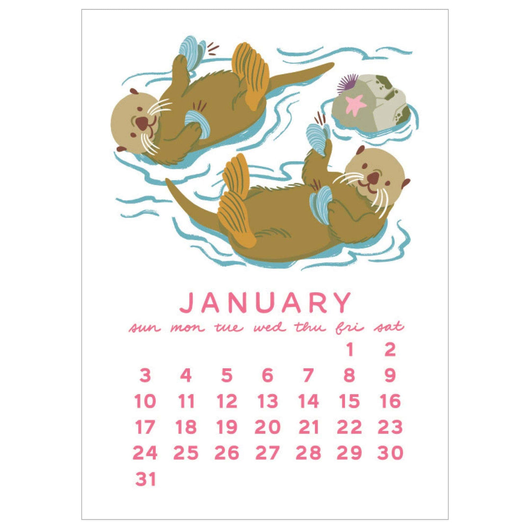 Smudge Ink paper 2027 Makin' Music Letterpress Desk Calendar