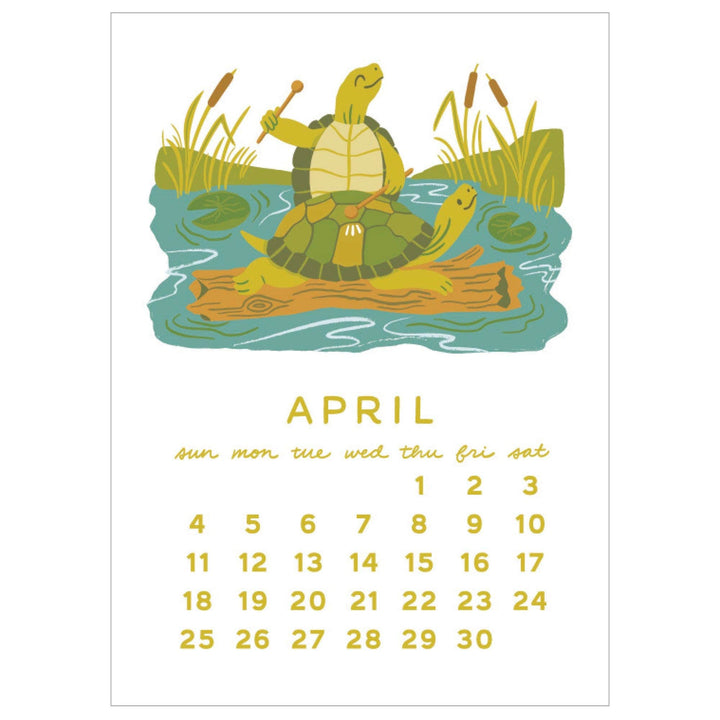 Smudge Ink paper 2027 Makin' Music Letterpress Desk Calendar