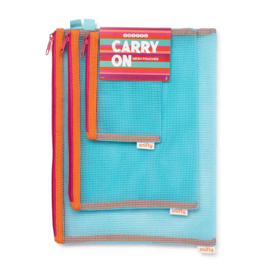Snifty Gifts Carry On Pouch Set of 3 - Sunset | SNIFTY
