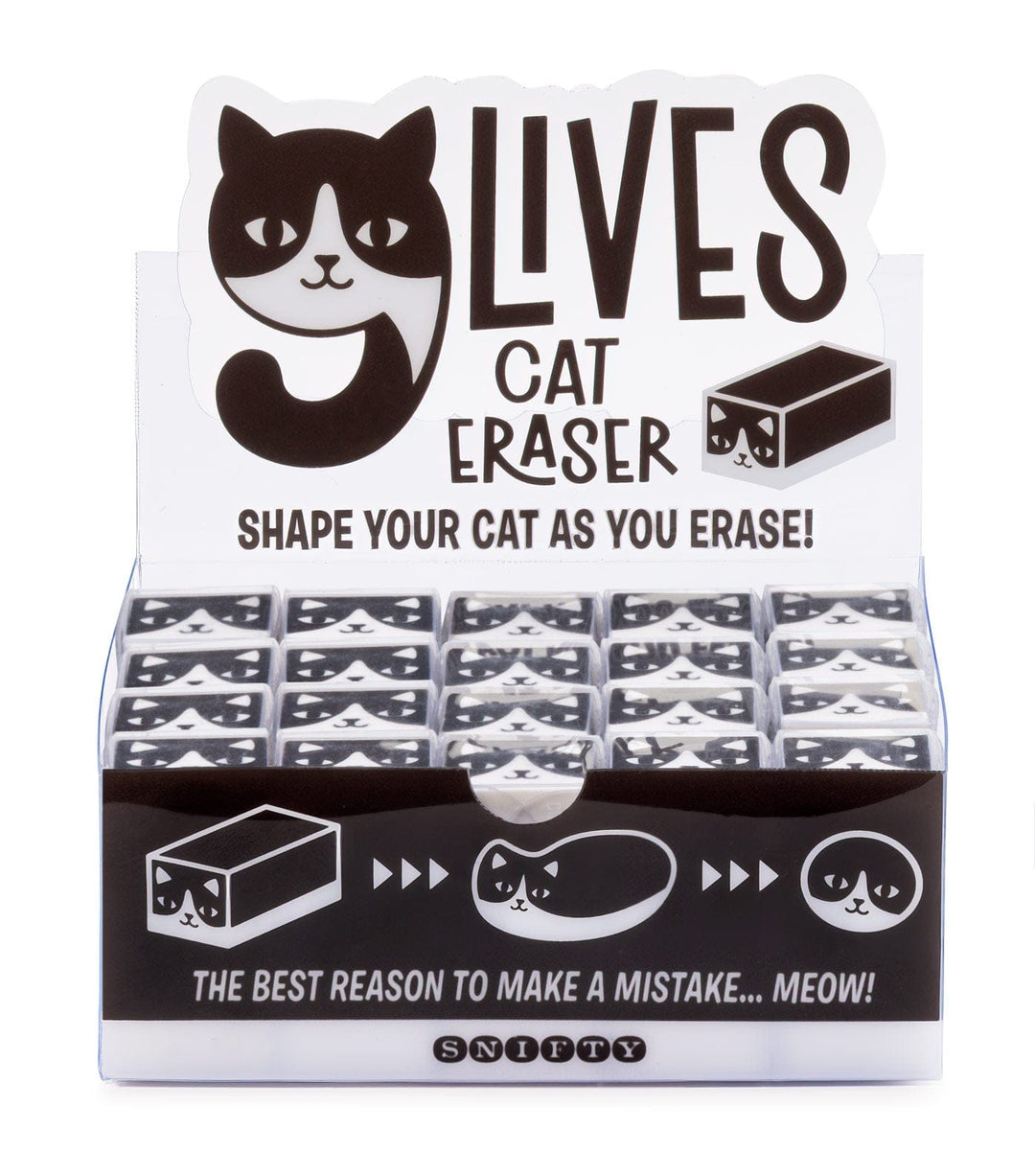 Snifty Paper 9 Lives Cat Eraser | SNIFTY