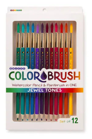 Snifty Paper ColorBrush Watercolor Pencil/Brush Set Jewel Tones | SNIFTY