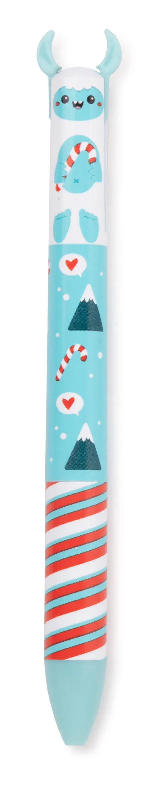 Snifty Paper Yeti Holiday - Two Click Color Pens | SNIFTY