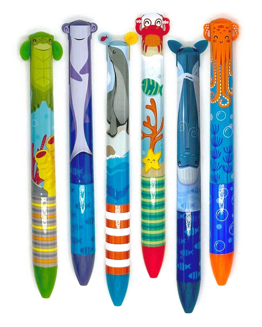 Snifty Pen Twice As Nice Sea Life 2 Color Click Pen