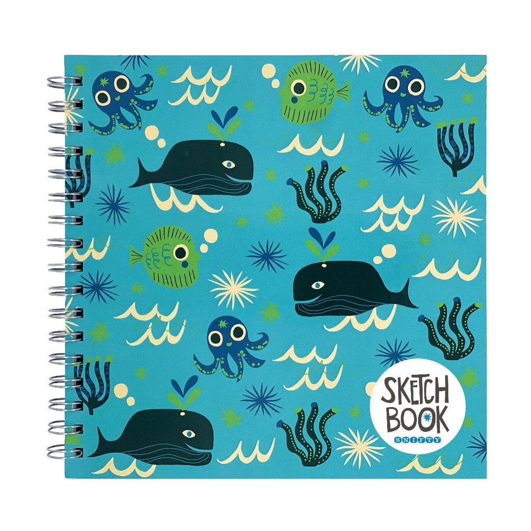 Square Sketchbook - Ocean Friends – Paper Luxe