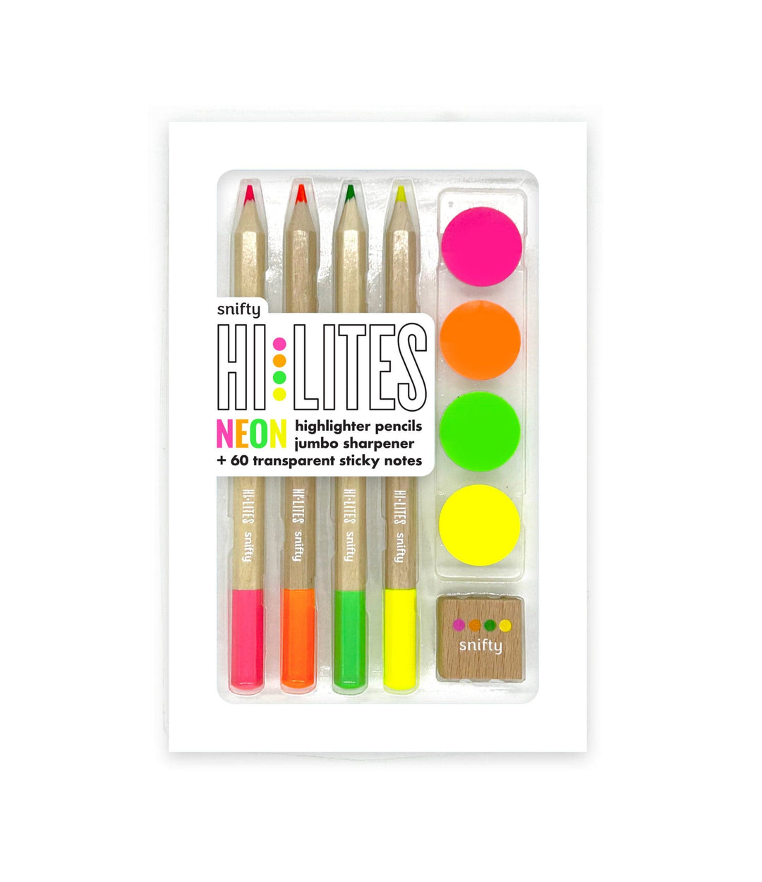 Snifty Stationery Set Hi Lites - Neon Pencil Highlighting Set