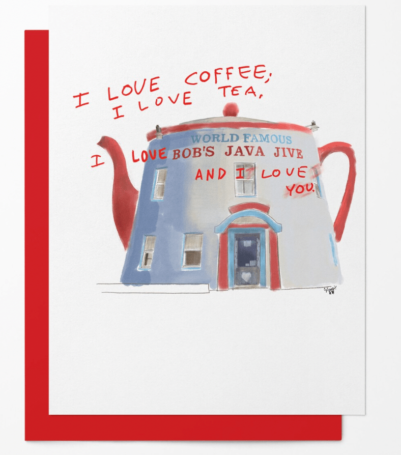 Snowday Press Card Tacoma Valentines - Bob's Java Jive