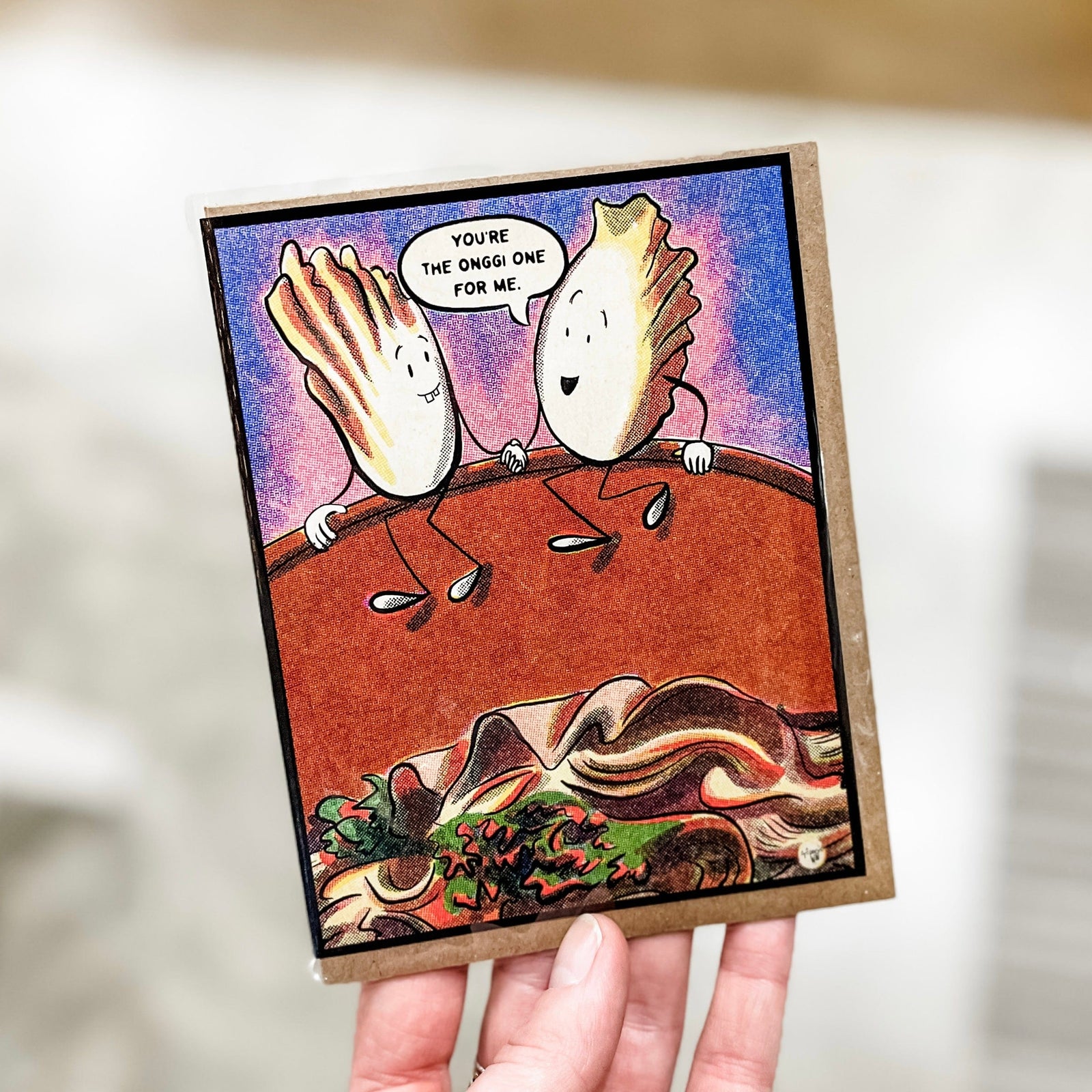 Snowday Press Card You're the Onggi One For Me Card