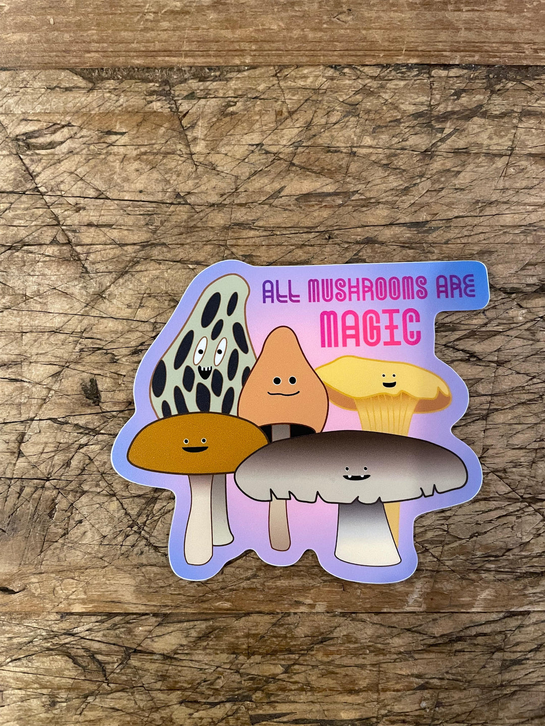 Snowday Press Sticker All Mushrooms Are Magic