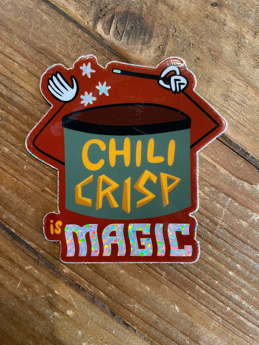 Snowday Press Sticker Chili Crisp is Magic Sticker