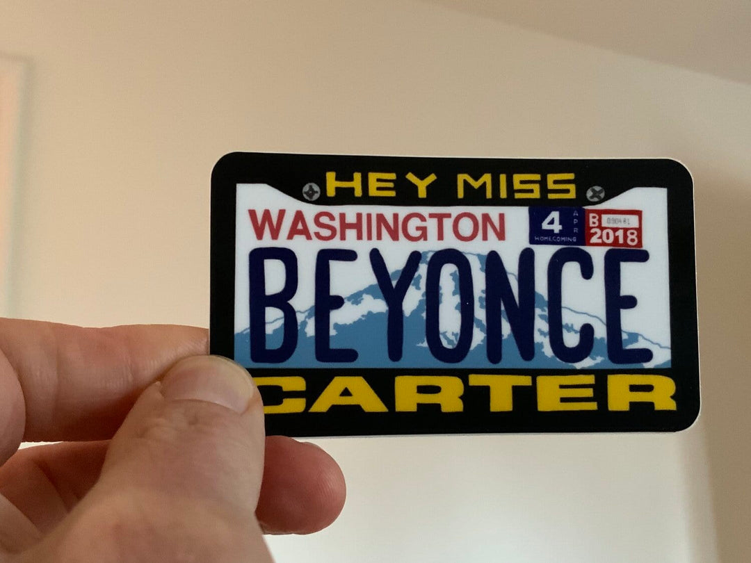 Snowday Press Sticker Hey Miss Carter (Beyonce) Sticker