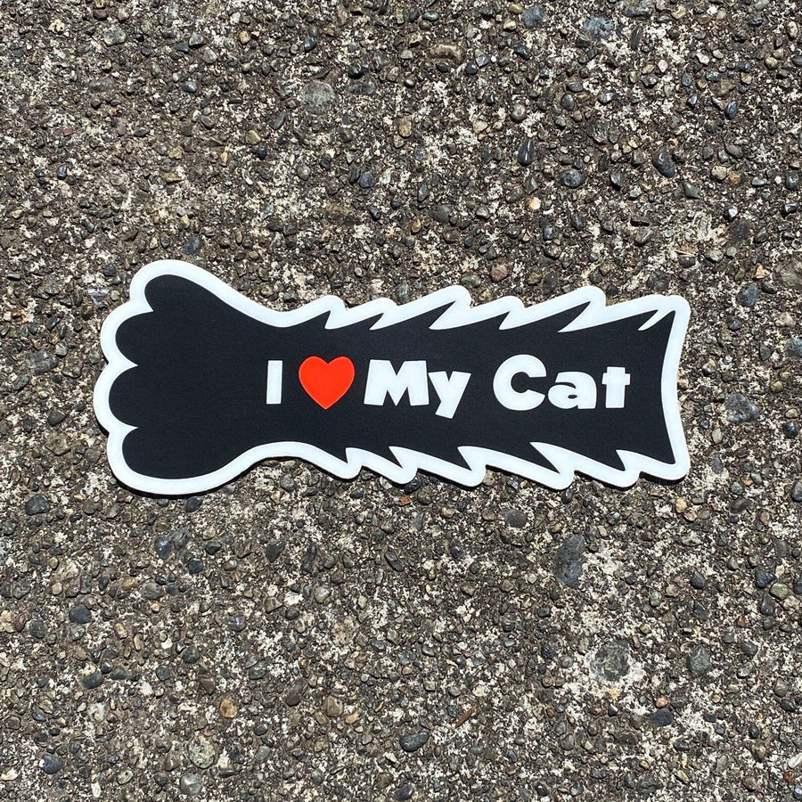 Snowday Press Sticker I Heart My Cat Sticker