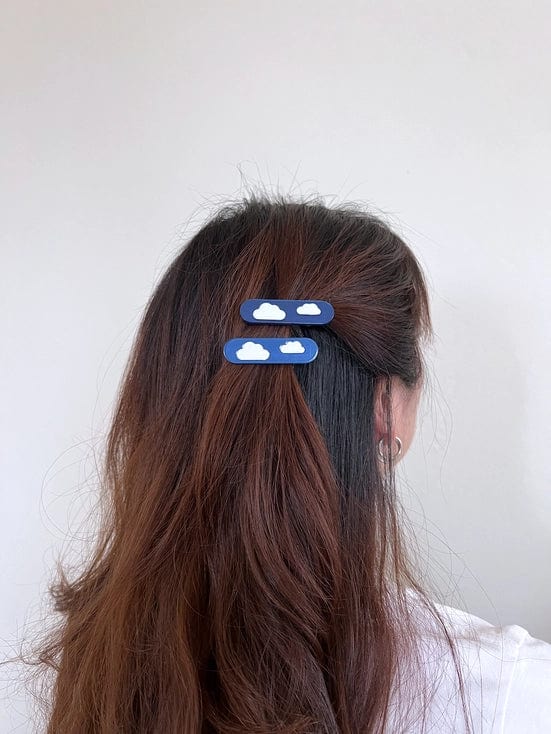 Solar Eclipse Hair Accessories 2pc Whimsical Acetate Hair