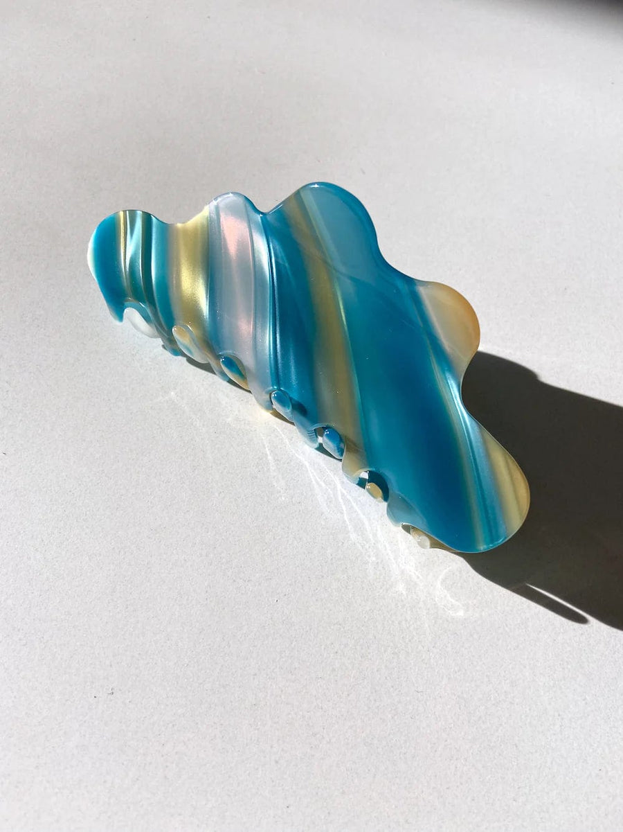 Solar Eclipse Hair Accessories Blue Marble Cloud Claw Clip
