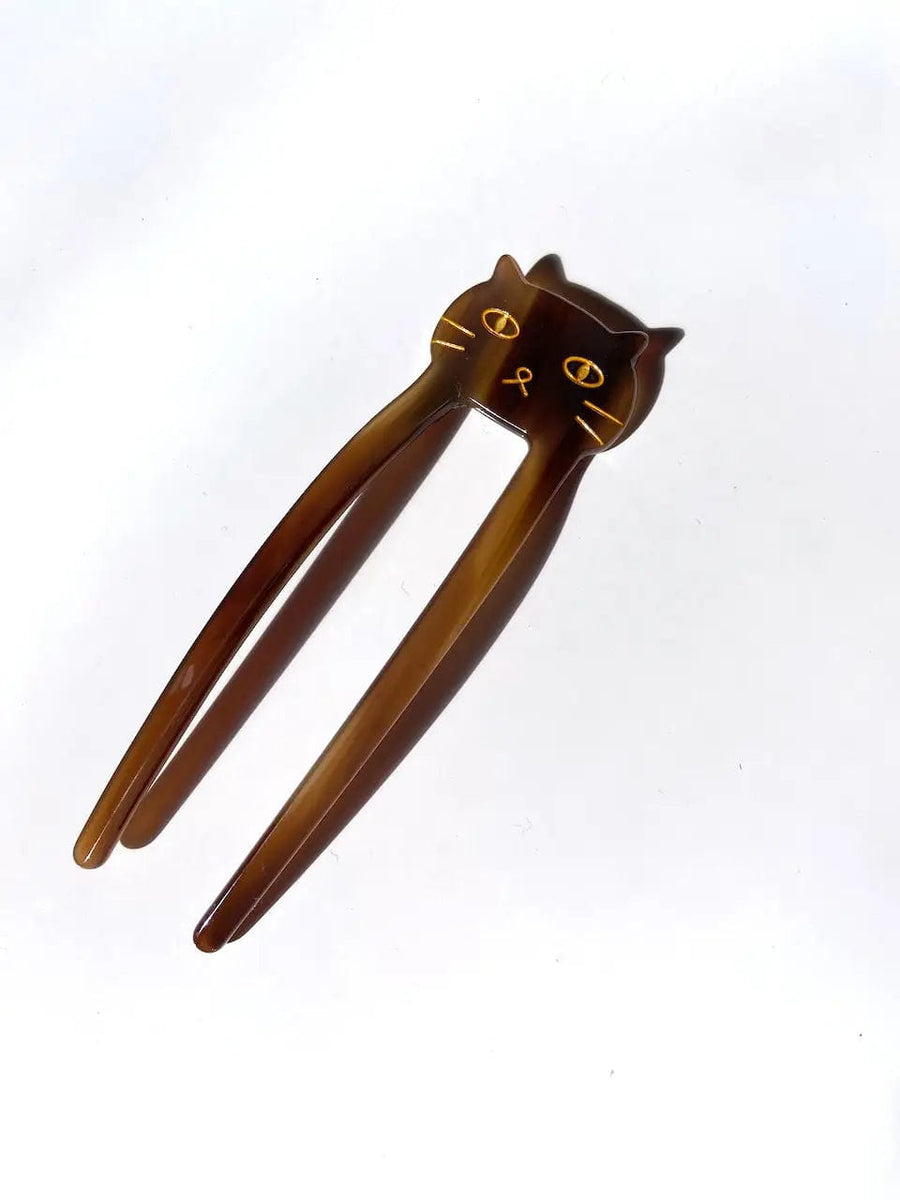 Solar Eclipse Hair Accessories Kitty Cat French Chignon Hair Pin