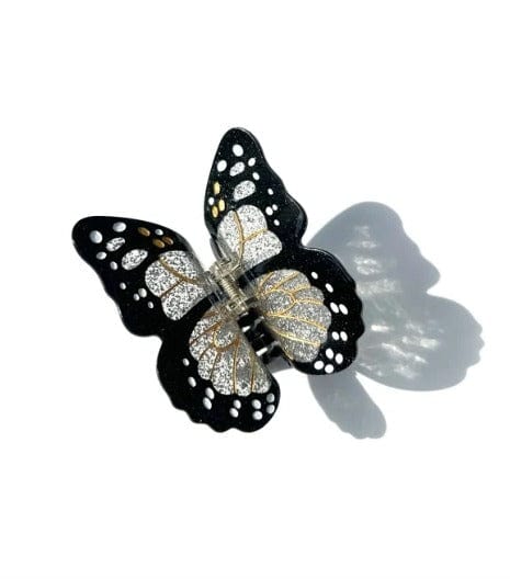 Solar Eclipse Hair Claws & Clips Silver Monarch Butterfly Claw Hair Clip | Limited Edition