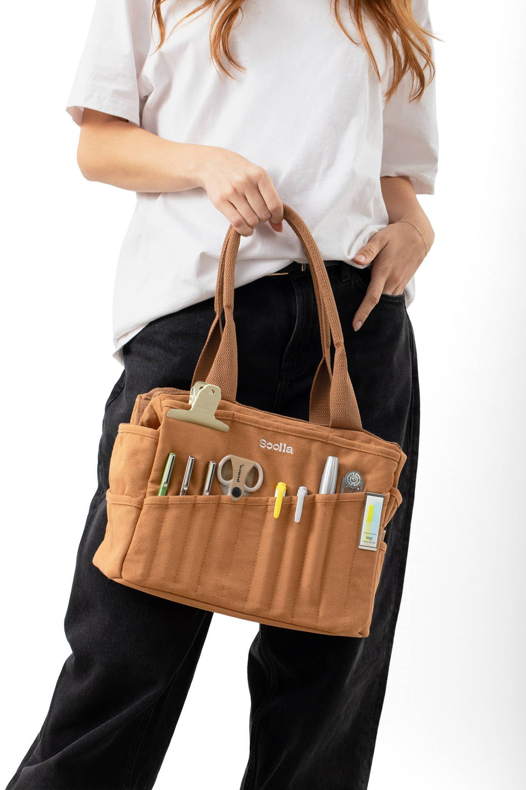 Soolla Fashion Soolla Studio Artist Bag, Coffee Bean