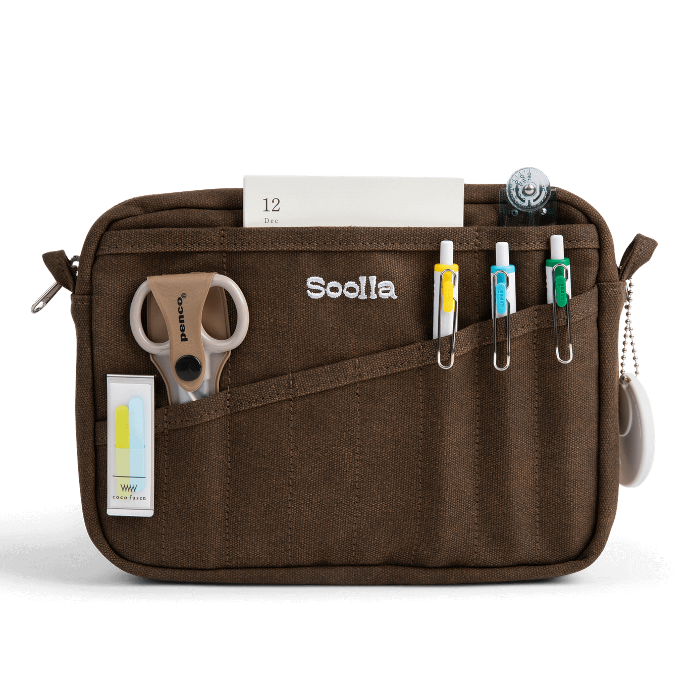 Soolla Fashion Soolla® Studio Pouch, Coffee Bean