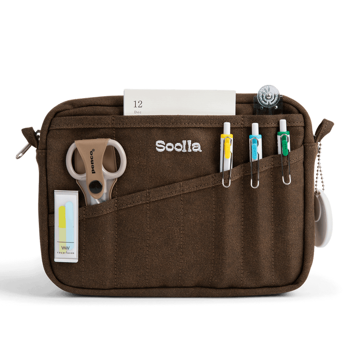 Soolla Fashion Soolla® Studio Pouch, Coffee Bean