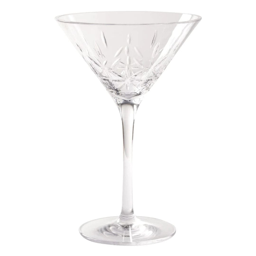 Sophistiplate Glass Martini Classic - Clear 8oz