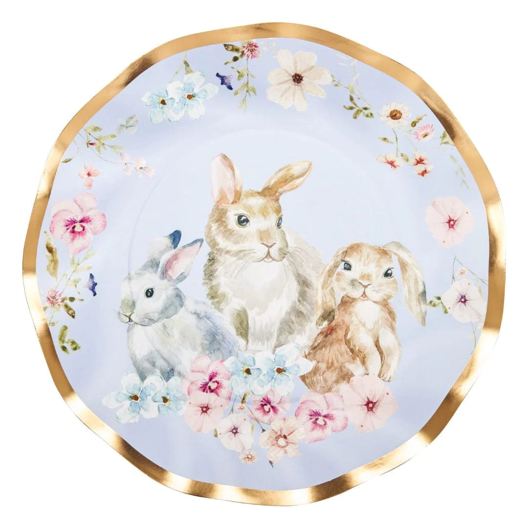 Sophistiplate paper plates Wavy Salad Plate Charming Easter