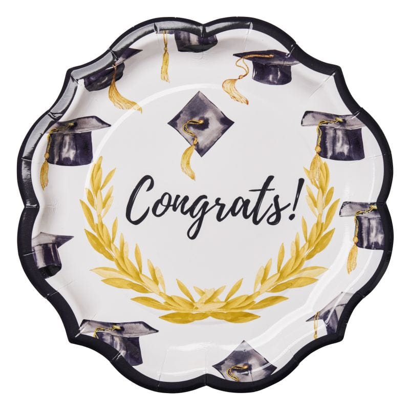 Sophistiplate Party Supplies Dinner Plate Graduation Collection