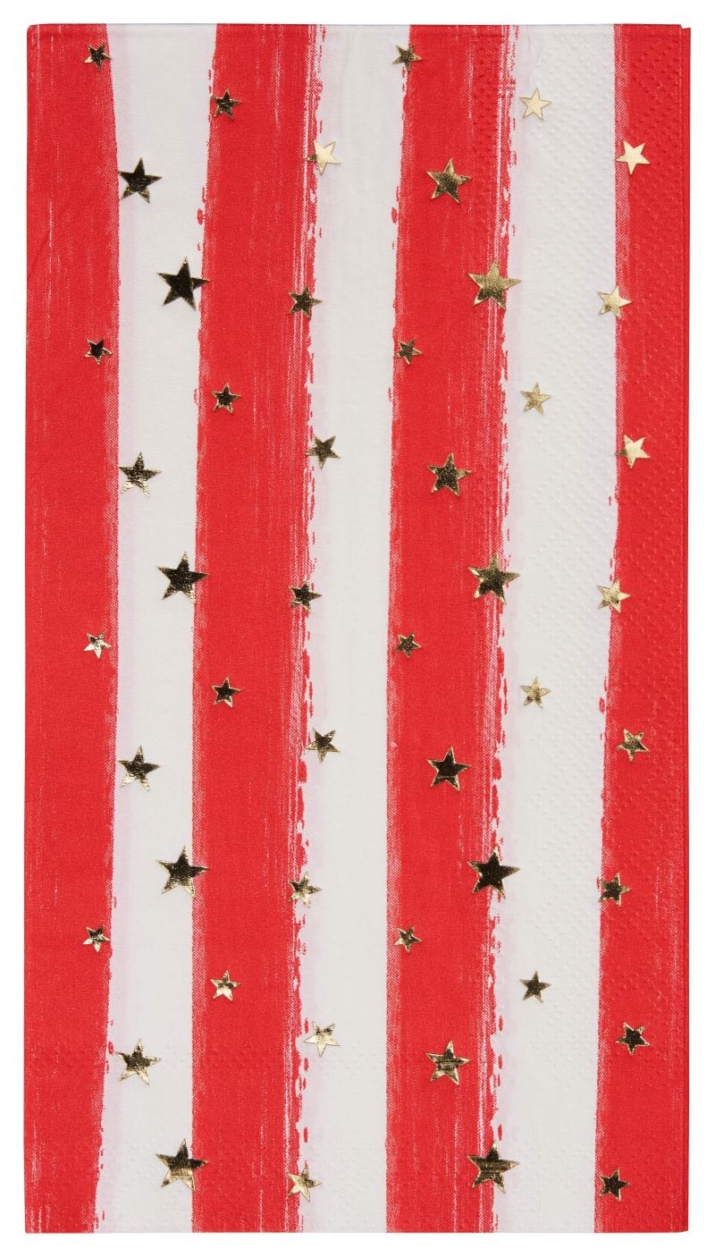 Sophistiplate Party Supplies Guest Towel Patriotic Confetti