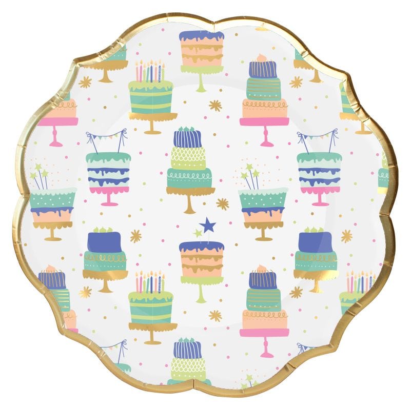 Sophistiplate Party Supplies Salad Plate Birthday Candles