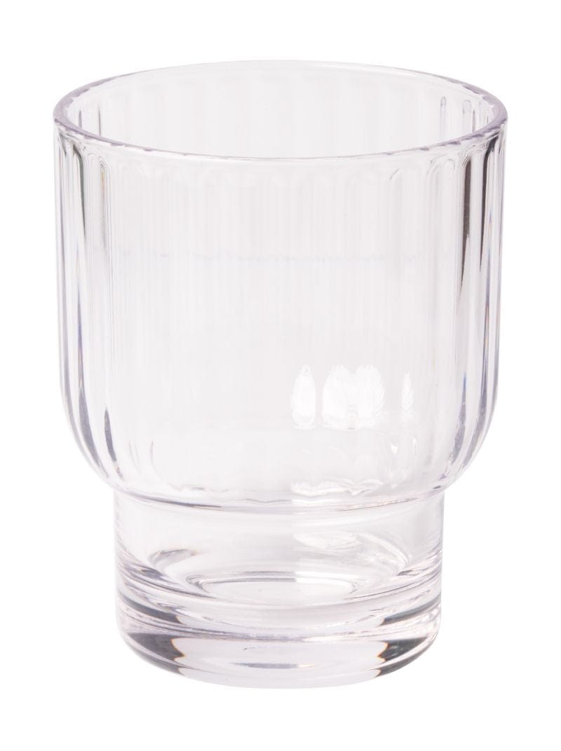 Sophistiplate Party Supplies Tumbler Modern Short Clear