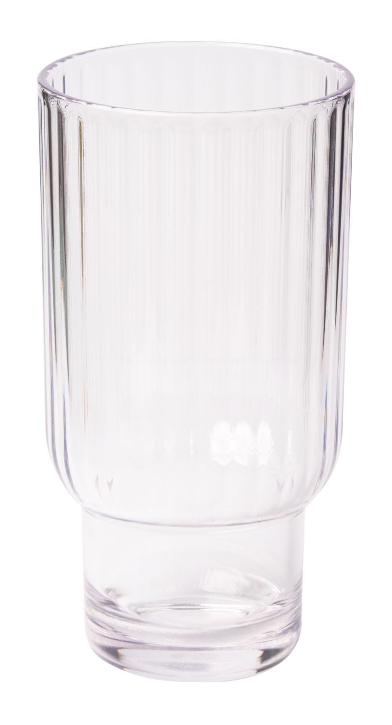 Sophistiplate Party Supplies Tumbler Modern Tall Clear