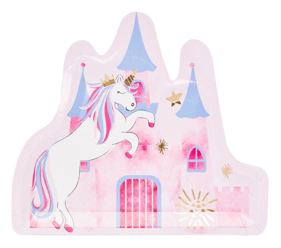 Sophistiplate Party Supplies Unicorn Castle Dreams Dinner Plate