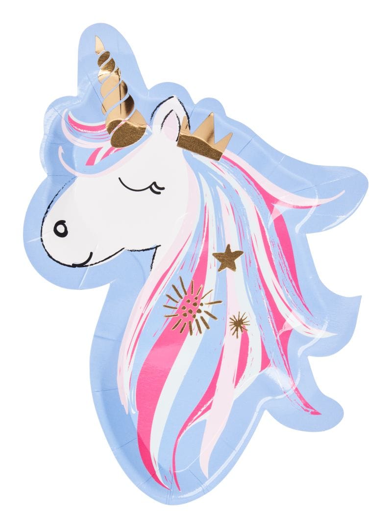 Sophistiplate Party Supplies Unicorn Dreams Salad Plate