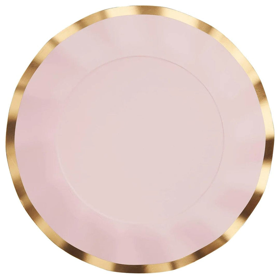 Sophistiplate Party Supplies Wavy Dinner Plate Everyday Blush