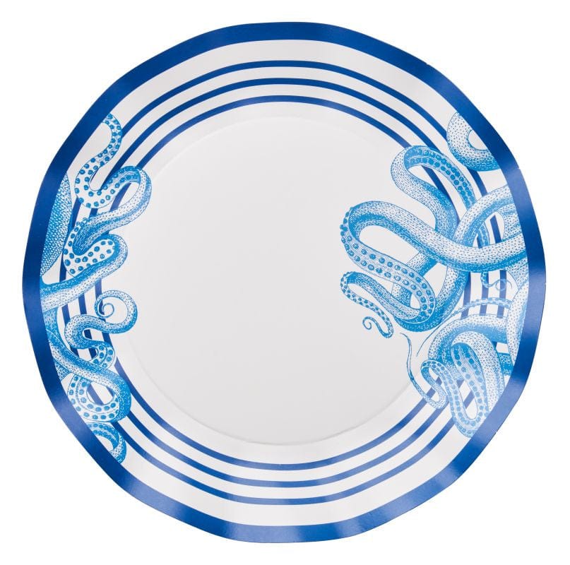 Sophistiplate Party Supplies Wavy Dinner Plate Nautical