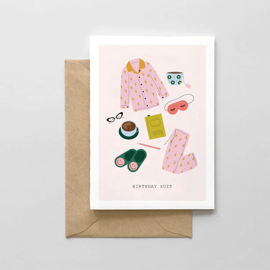 Spaghetti & Meatballs Card Birthday Suit Card
