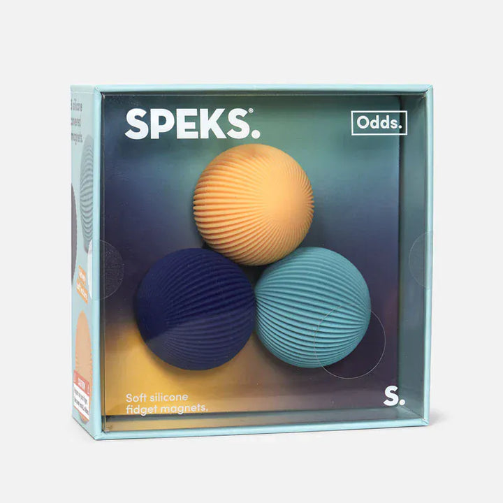 SPEKS Gifts Blue Lines Odds Silicone Magnets - Vivid Mix | SPEKS