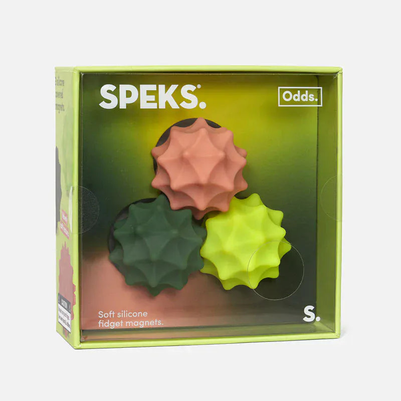 SPEKS Gifts Green Spurs Odds Silicone Magnets - Vivid Mix | SPEKS