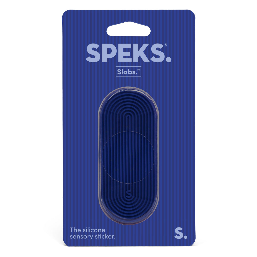 SPEKS Gifts Groove Blue Slabs - Silicone Sensory Sticker | SPEKS