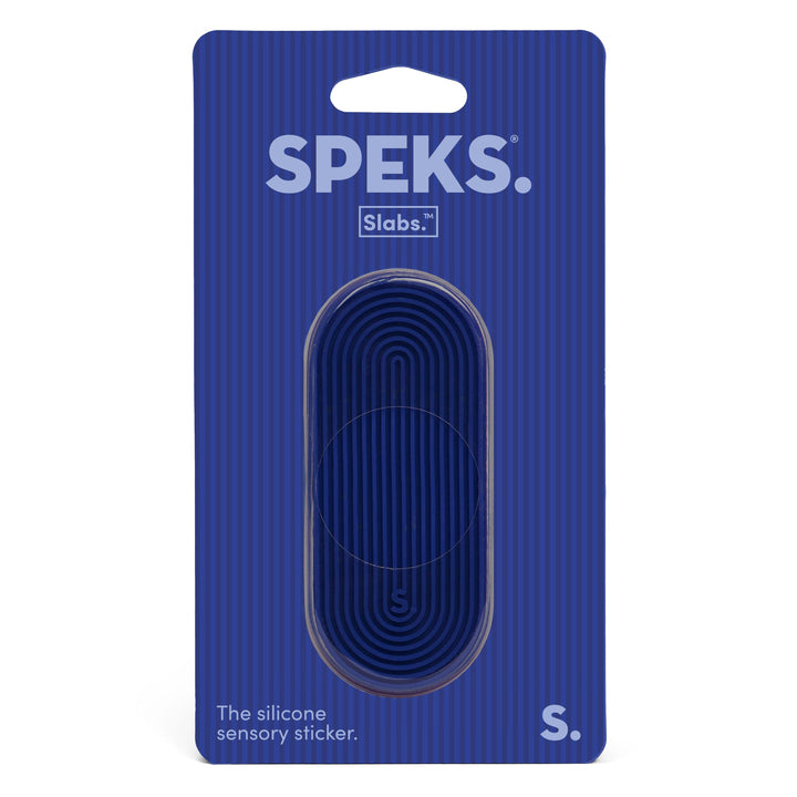 SPEKS Gifts Groove Blue Slabs - Silicone Sensory Sticker | SPEKS