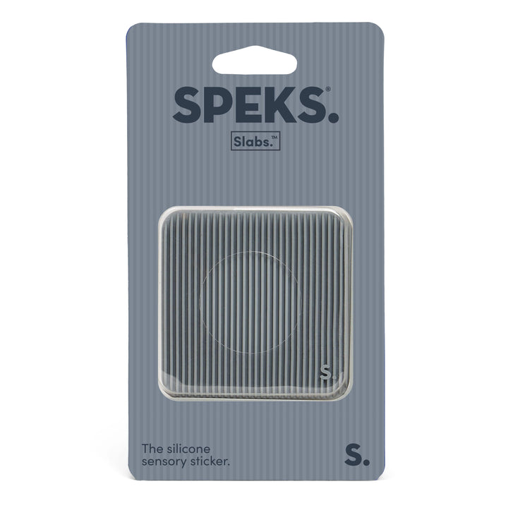 SPEKS Gifts Groove Grey Slabs - Silicone Sensory Sticker | SPEKS
