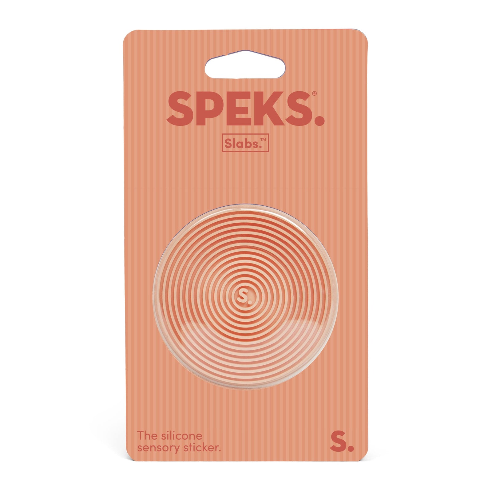 SPEKS Gifts Groove Orange Slabs - Silicone Sensory Sticker | SPEKS