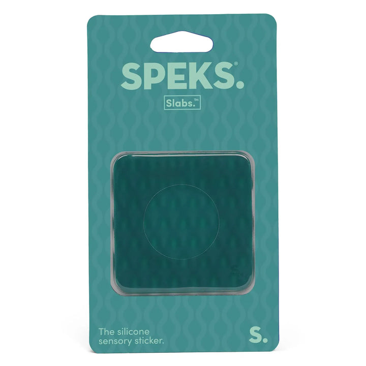 SPEKS Gifts Mesh Green Slabs - Silicone Sensory Sticker | SPEKS