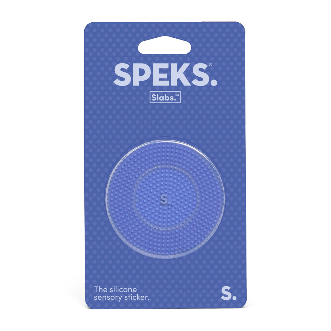 SPEKS Gifts Static Blue Slabs - Silicone Sensory Sticker | SPEKS