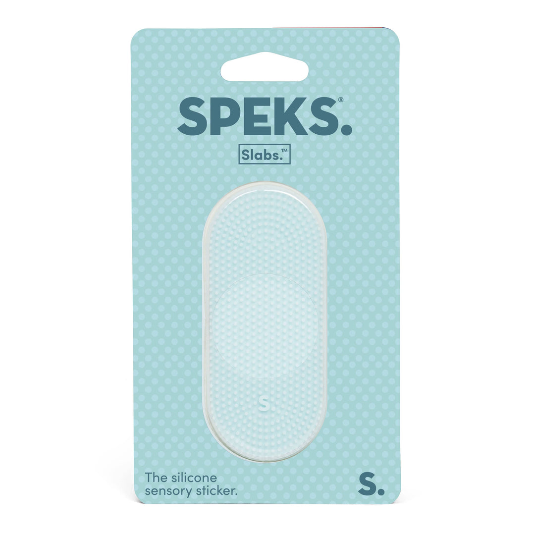 SPEKS Gifts Static Teal Slabs - Silicone Sensory Sticker | SPEKS