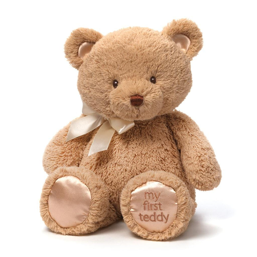 Spin Master Plush My First Teddy, Tan, 15" | GUND