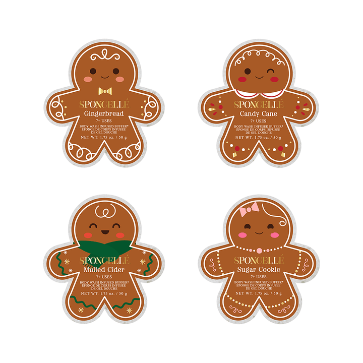 Spongellé Gingerbread Holiday Buffer