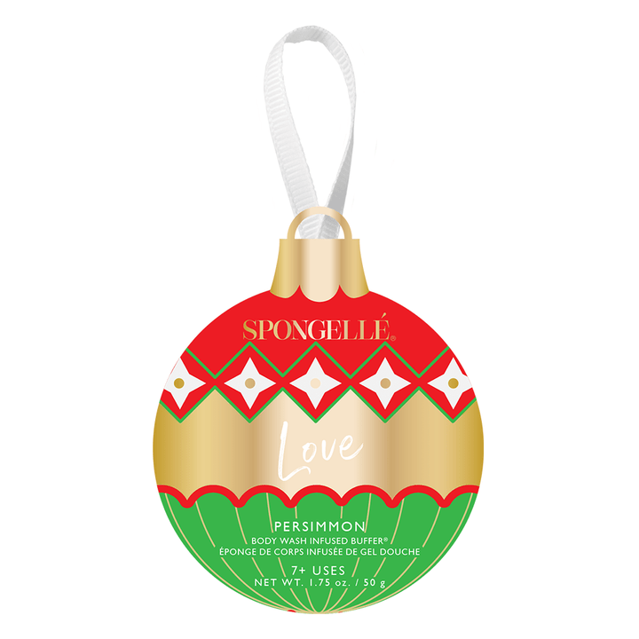 Spongellé Persimmon Holiday Ornament Buffer