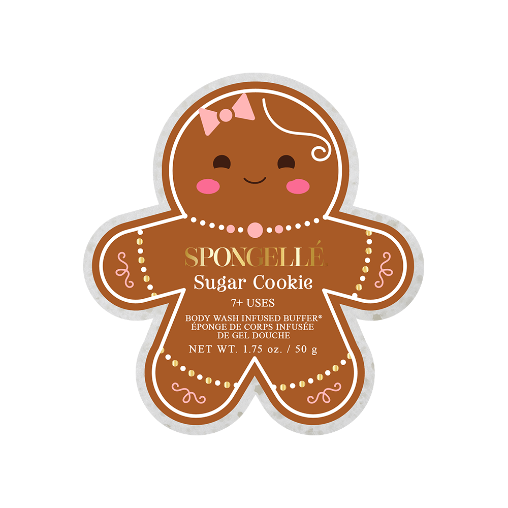 Spongellé Sugar Cookie Gingerbread Holiday Buffer