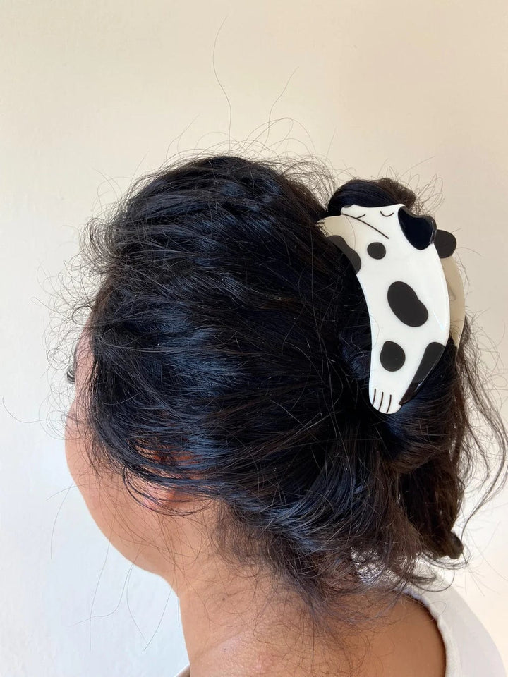 Solar Eclipse Hair Accessories Spotted Dog Claw Clip