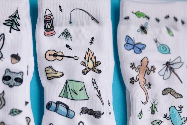 Squid Socks Socks Squid Socks Camping Collection - 3 Pack Socks