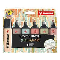 Stabilo pen set Stabilo Boss NatureColors Highlighter Set - 6 Pack